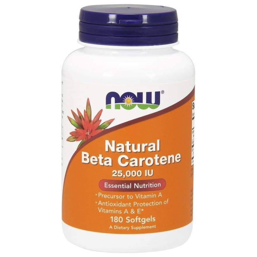 Beta Carotene Natural, 25 000 IU - 180 softgels