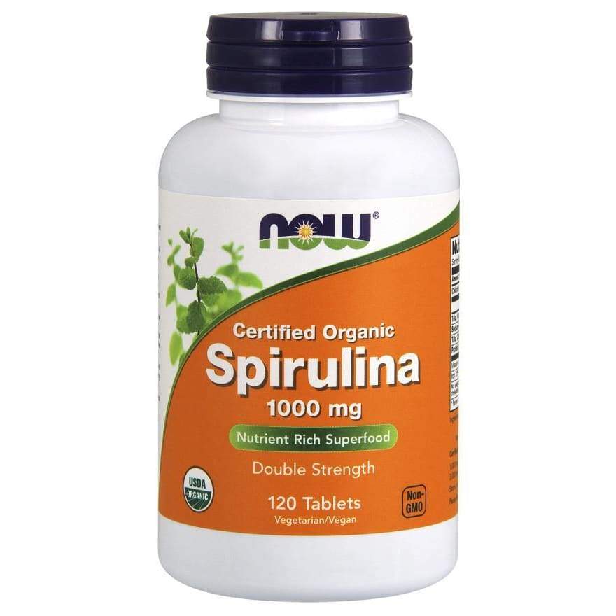 Spirulina Organic, 1000mg - 120 tablets