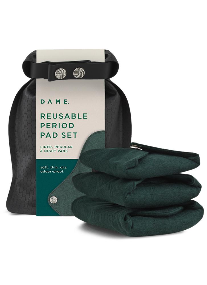 DAME Reusable Period Pad Set