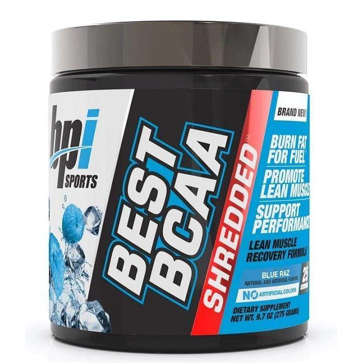 Best BCAA Shredded, Blue Raz - 275 grams