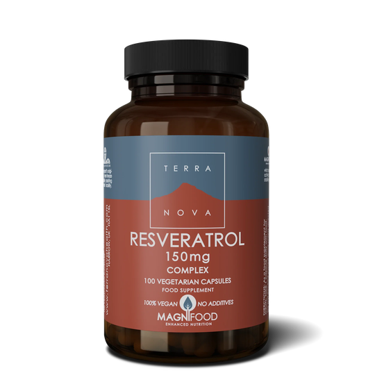 Terranova Resveratrol 150mg Complex, 100 VCapsules