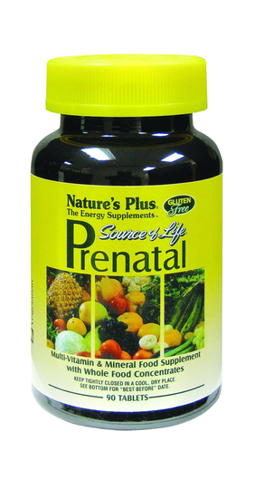 Nature's Plus Source Of Life Prenatal, 90 Tablets