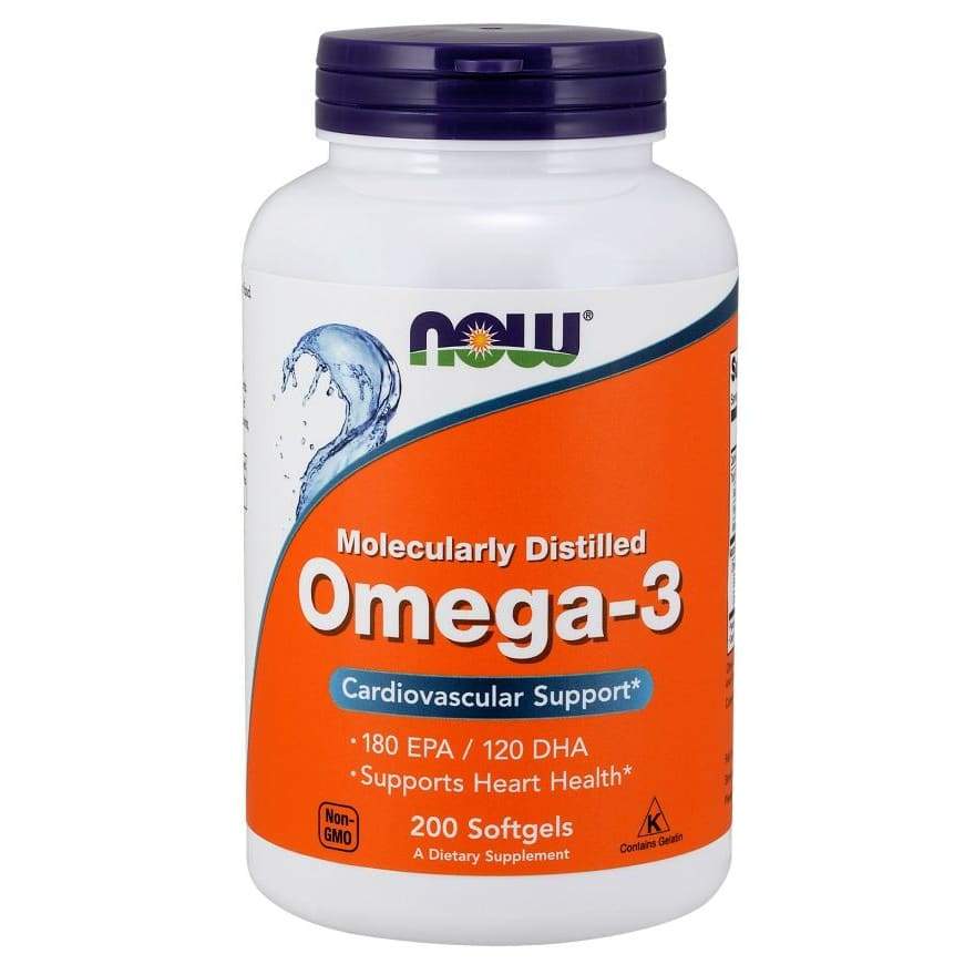 Omega-3 Molecularly Distilled - 200 softgels