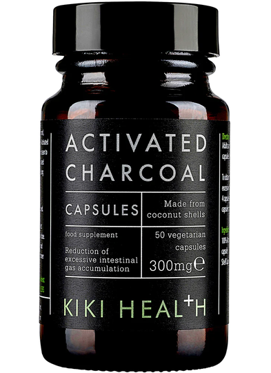 KIKI Health Activated Charcoal Vegicaps 50 caps