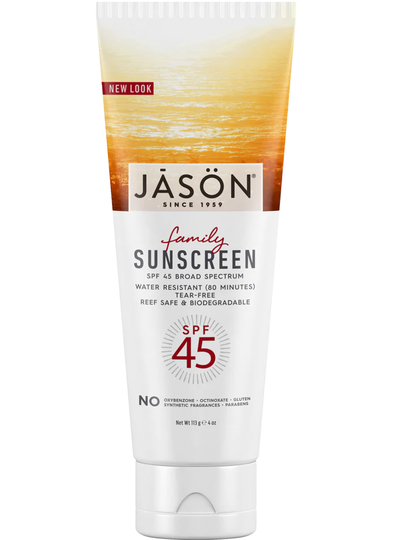 Jason Natural Family Natural Sunscreen SPF45 113g