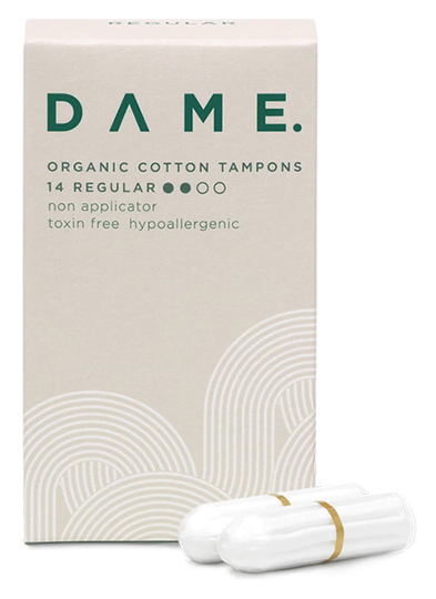 DAME Organic Regular Tampons 14 units