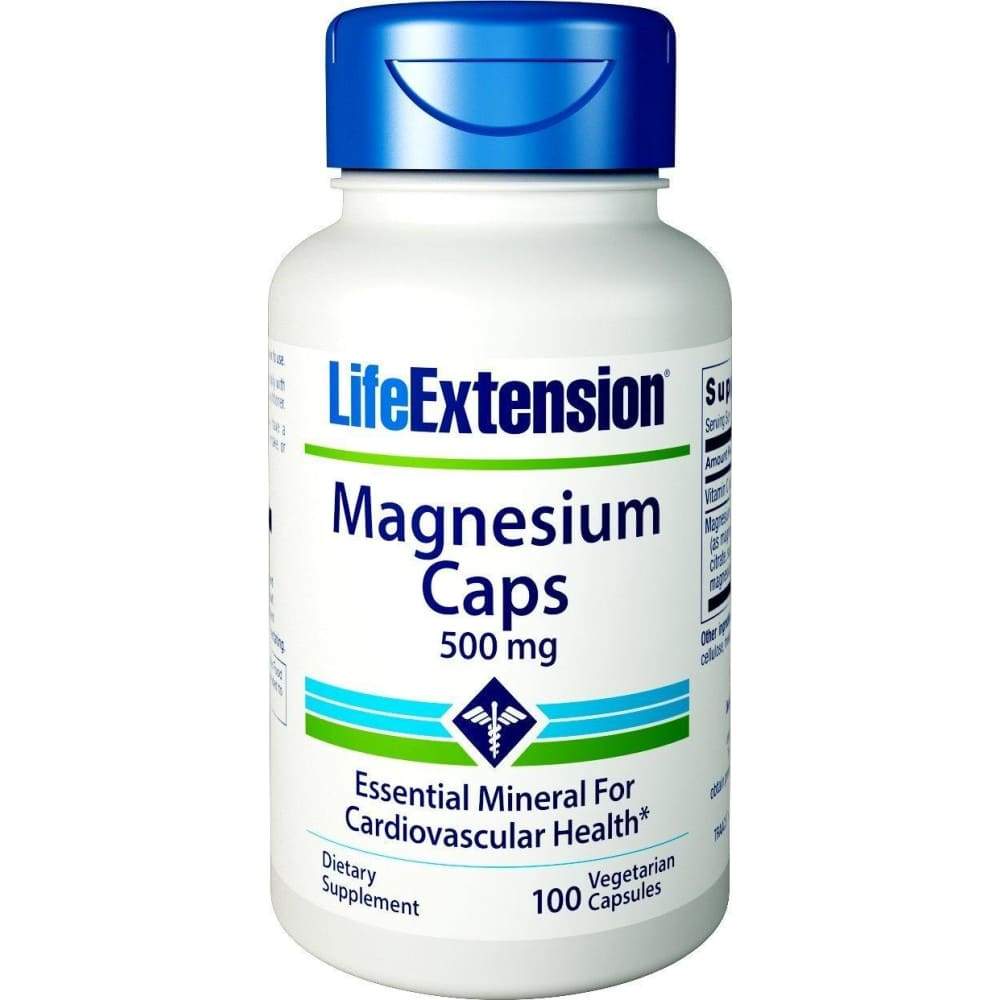 Magnesium Caps, 500mg - 100 vcaps