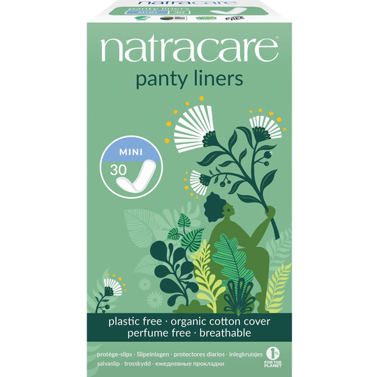Natracare Mini Panty Liners, 30 Mini