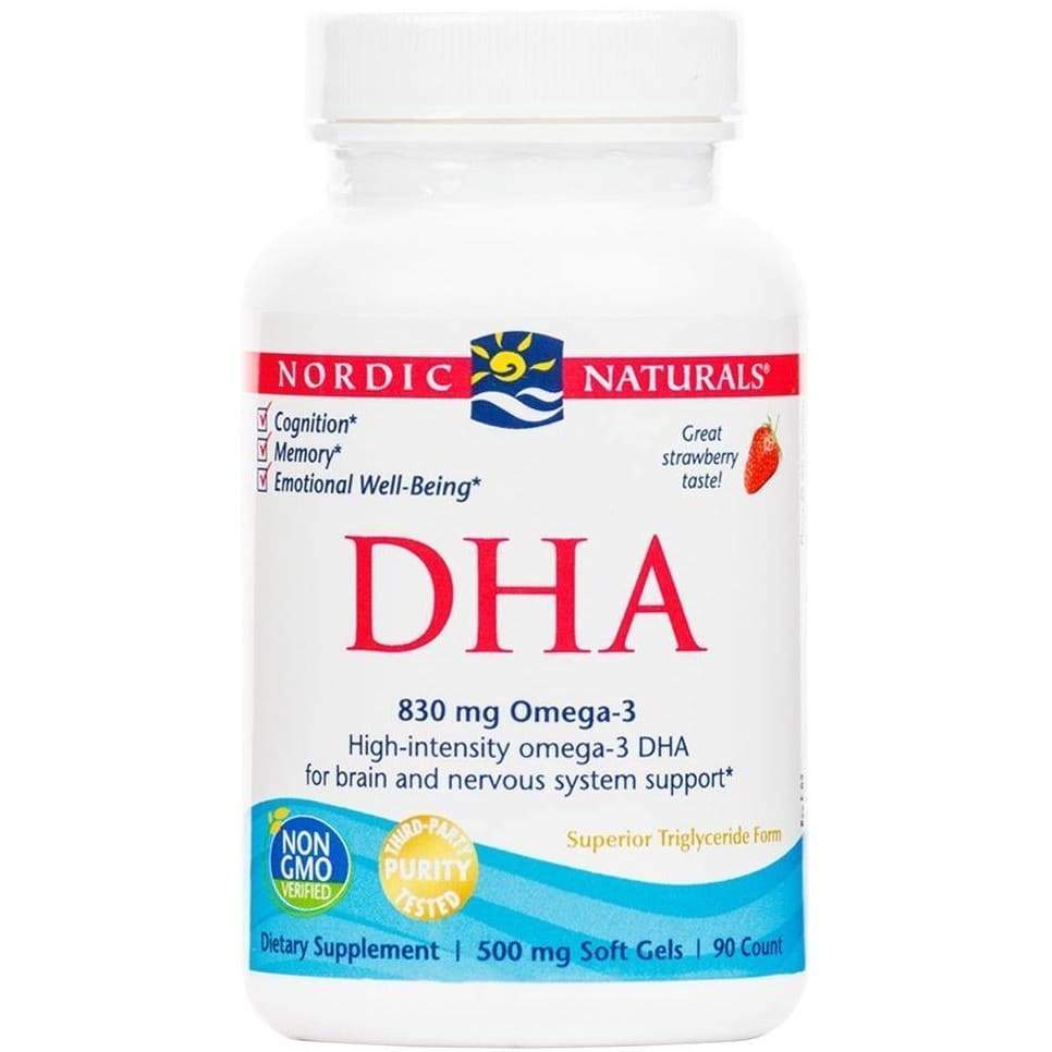 DHA, 830mg Strawberry - 90 softgels