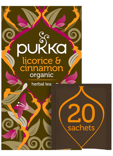 Pukka Licorice & Cinnamon Tea 20 sachets