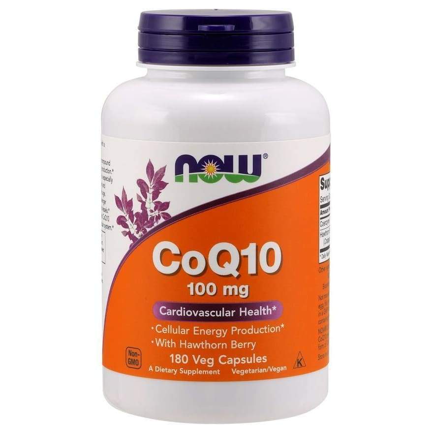 CoQ10 with Hawthorn Berry, 100mg - 180 vcaps