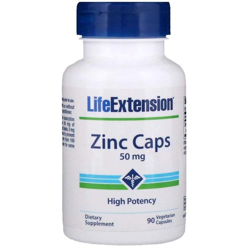 Zinc Caps, 50mg - 90 vcaps