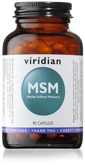 Viridian MSM (Methyl sulphonyl methane), 90 Capsules