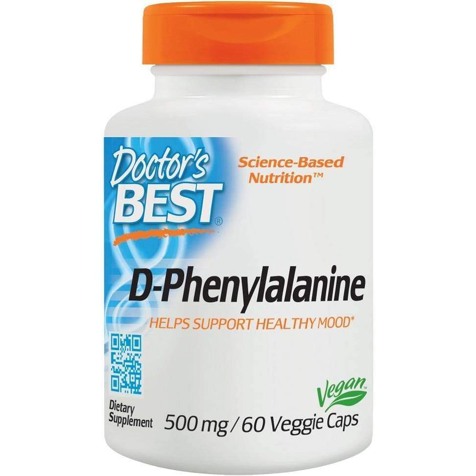 D-Phenylalanine, 500mg - 60 vcaps