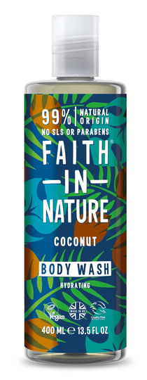 Faith in Nature Coconut Body Wash, 400ml