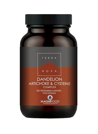 Terranova Dandelion Artichoke & Cysteine Liver Complex 100 caps