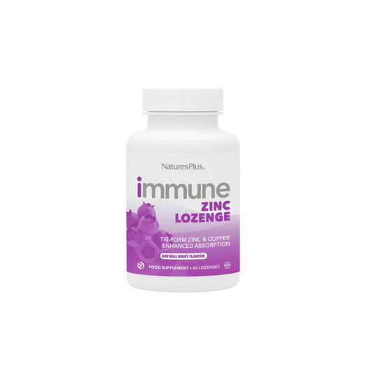 Natures Plus Immune Zinc Lozenges, 60 Lozenges