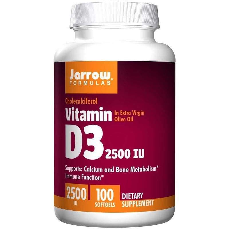 Vitamin D3, 2500 IU - 100 softgels