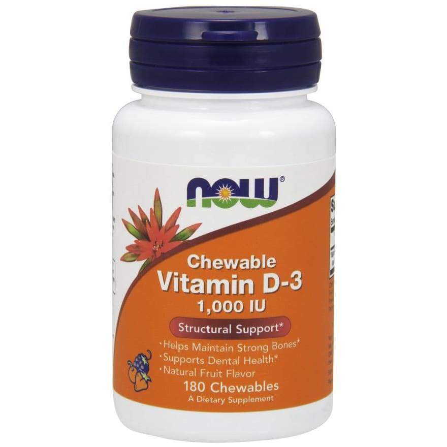 Vitamin D-3, 1000 IU (Chewable) - 180 chewables