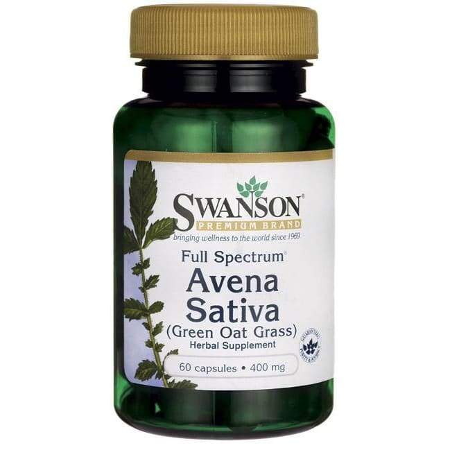 Full Spectrum Avena Sativa (Green Oat Grass), 400mg - 60 caps