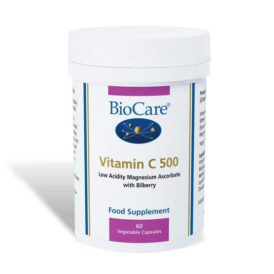 BioCare Vitamin C 500, 60 VCapsules