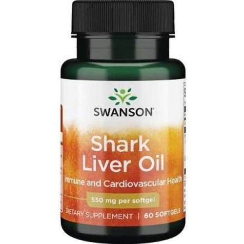 Shark Liver Oil, 550mg - 60 softgels