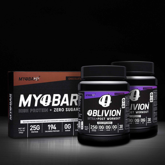 Two Oblivions Plus FREE box of MYOBARS, Blackcurrant / Blackcurrant