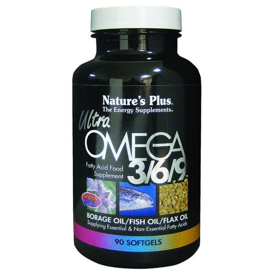 Nature's Plus Ultra Omega 3/6/9, 1200mg, 90 SoftGels