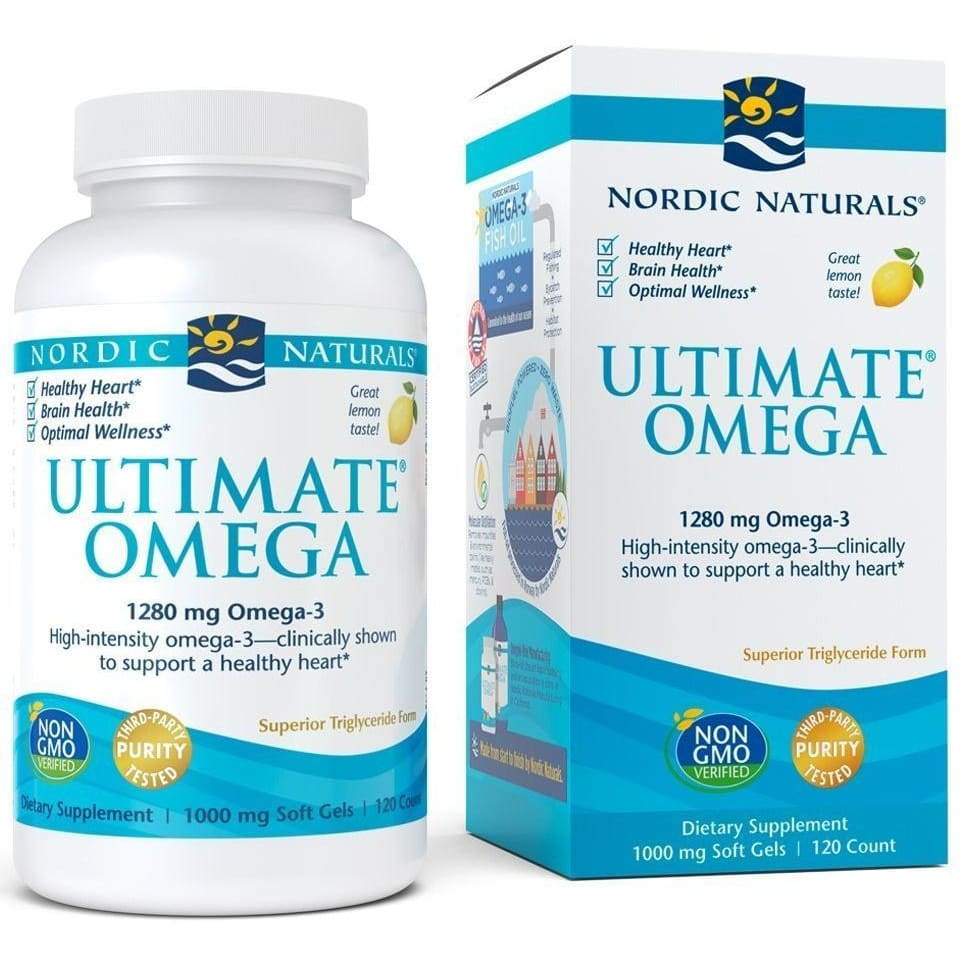 Ultimate Omega, 1280mg Lemon Flavor - 120 softgels