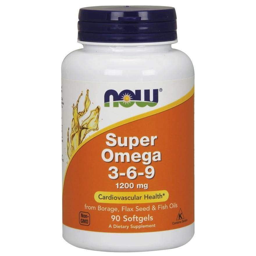 Super Omega 3-6-9, 1200mg - 90 softgels
