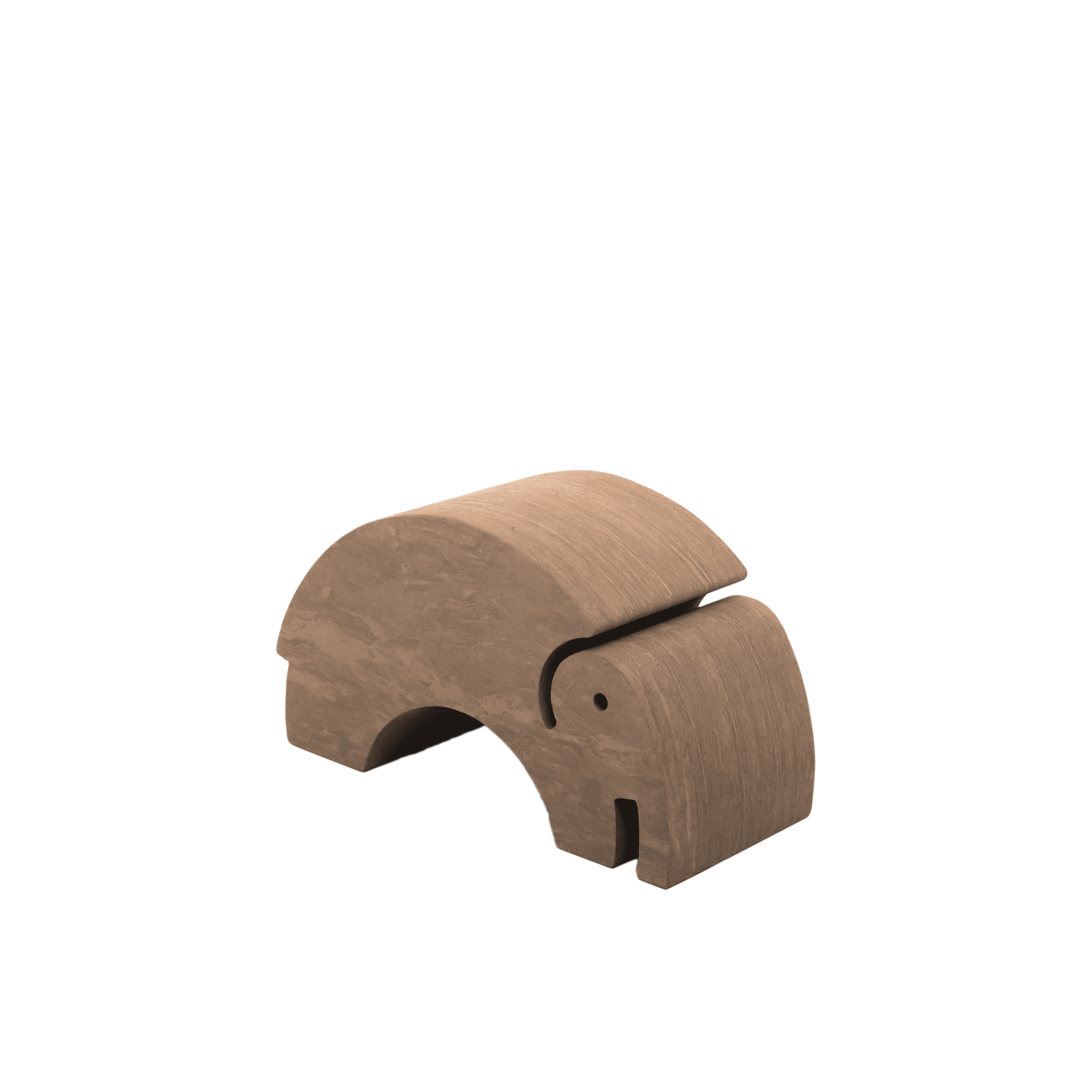 bObles - Medium Elephant - Marble Nature - Mud