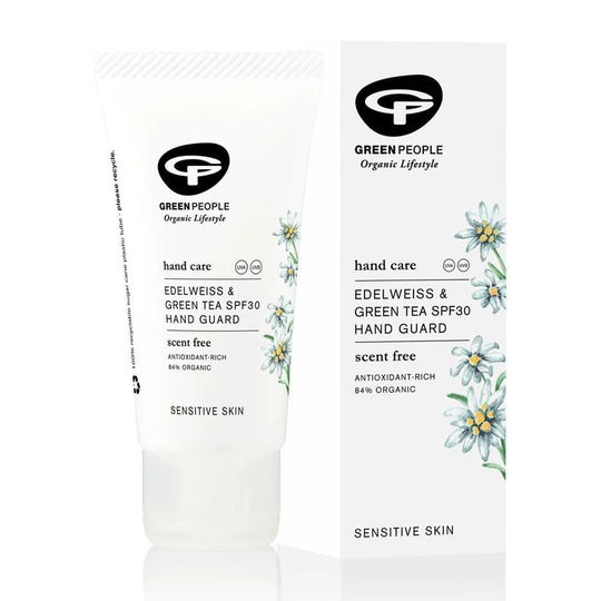 Green People Edelweiss & Green Tea SPF30 Hand Guard, 50ml