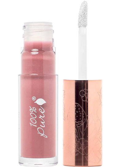 100% Pure Fruit Pigmented Lip Gloss Mauvley 4ml