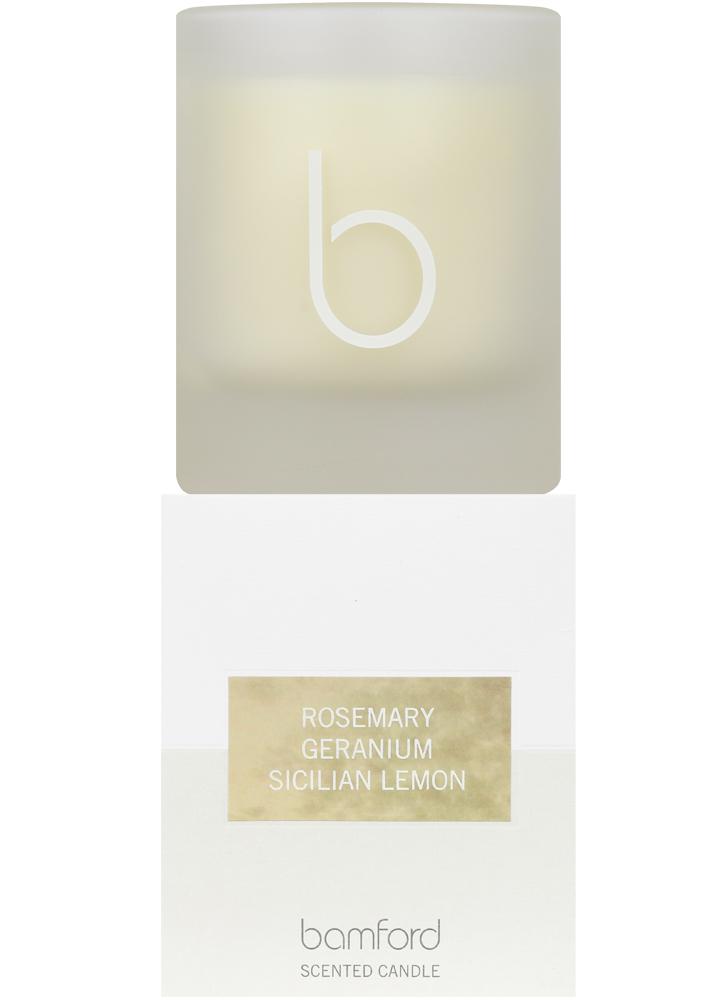 Bamford Rosemary Geranium Sicilian Lemon 1 Wick Candle