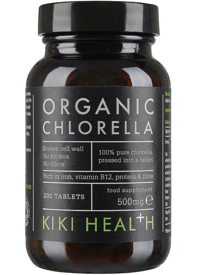 KIKI Health Organic Chlorella Tablets 200 tablets