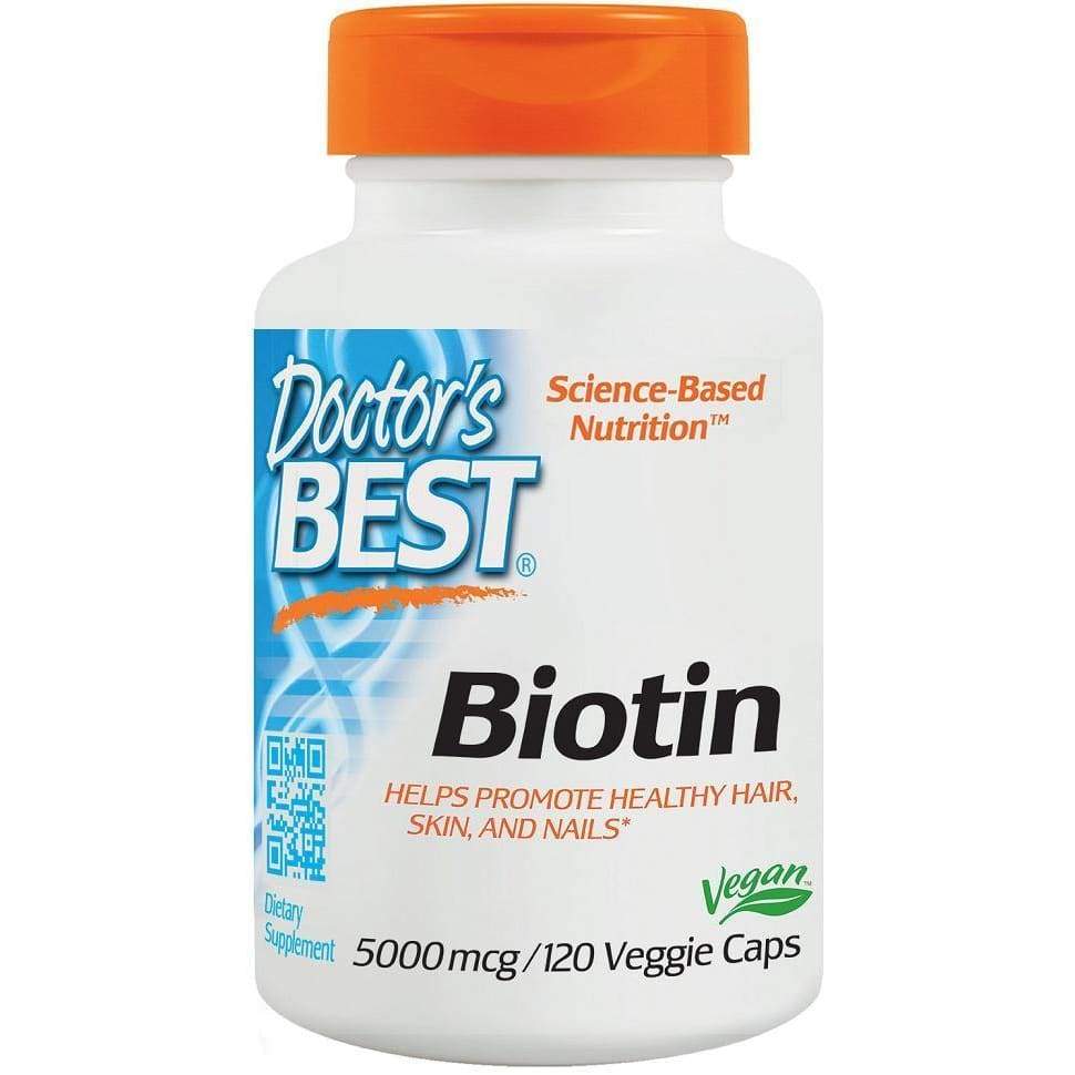 Biotin, 5000mcg - 120 vcaps