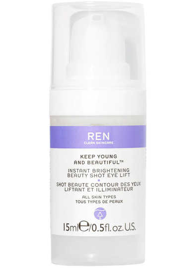 REN Clean Skincare Keep Young & Beautiful Instant Brightening Beauty Shot Eye Lift 15ml