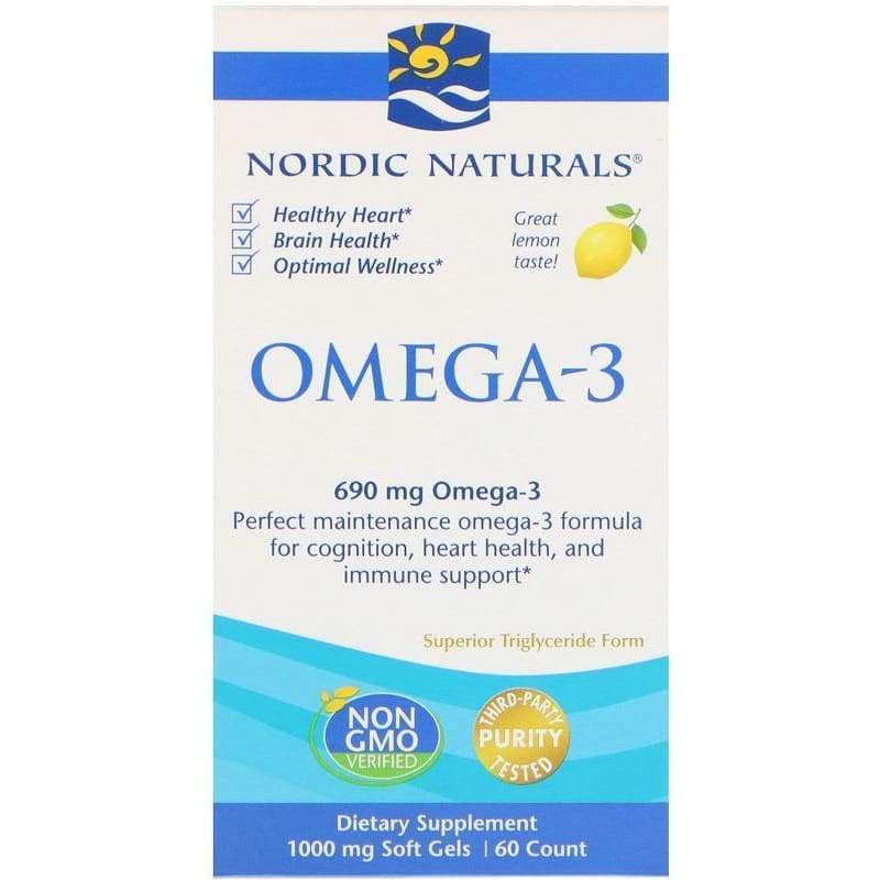 Omega-3, 690mg Lemon - 60 softgels