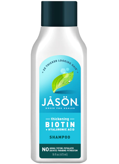 Jason Natural Thickening Biotin & Hyaluronic Acid Shampoo 473ml