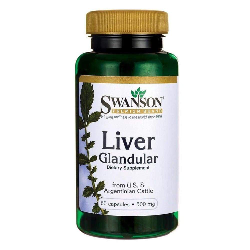 Liver Glandular, 500mg - 60 caps