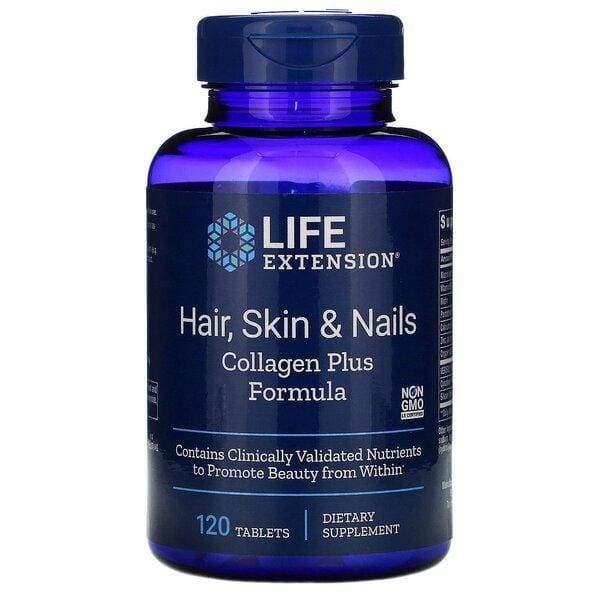 Hair, Skin & Nails Collagen Plus Formula - 120 tablets