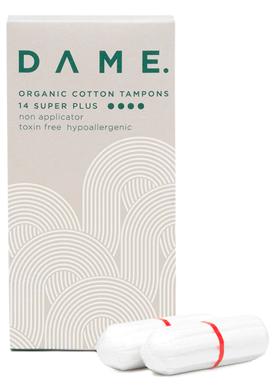DAME Organic Super Plus Tampons 14 units