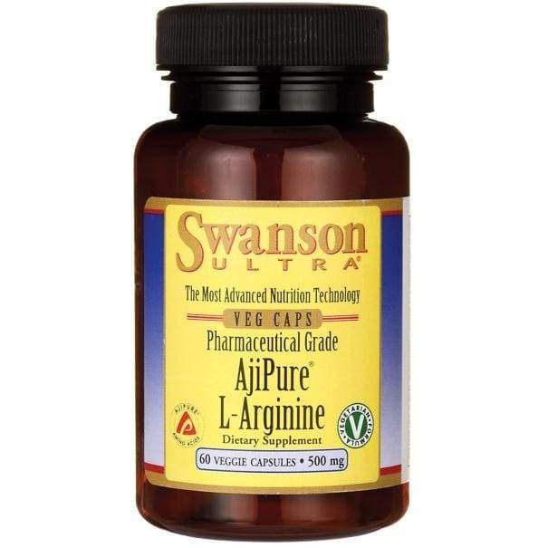 AjiPure L-Arginine, 500mg - 60 vcaps