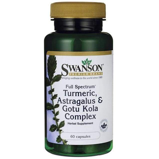 Full Spectrum Turmeric, Astragalus & Gotu Kola Complex - 60 caps