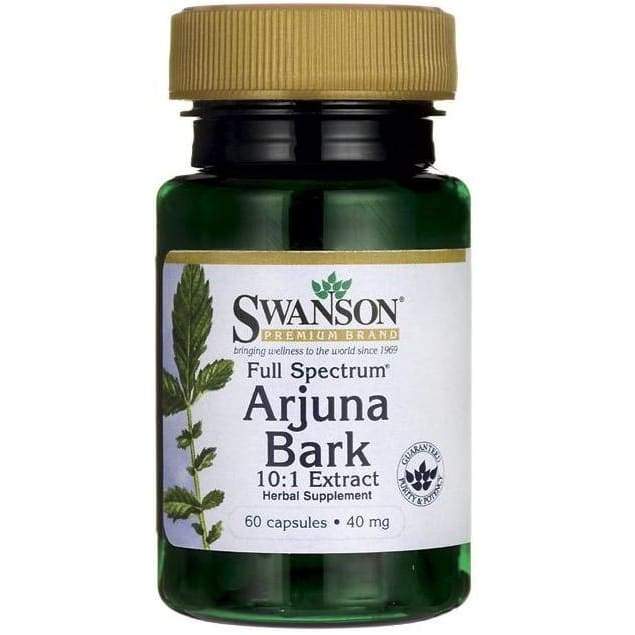 Full Spectrum Arjuna Bark (10:1) Extract, 40mg - 60 caps