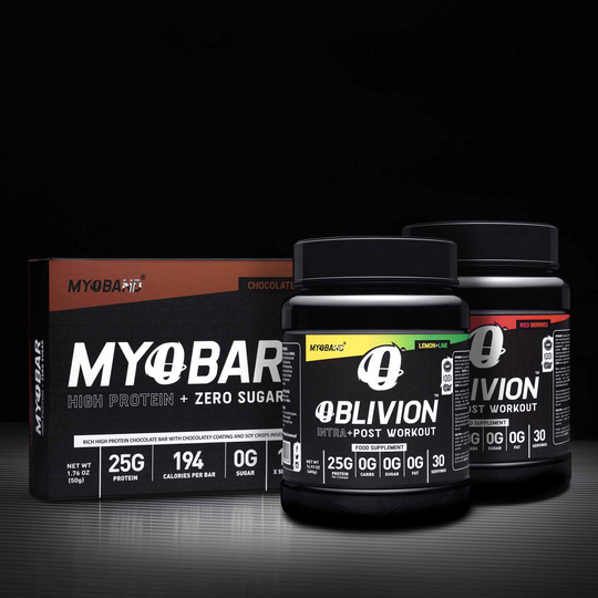 Two Oblivions Plus FREE box of MYOBARS, Lemon and Lime / Red Berries