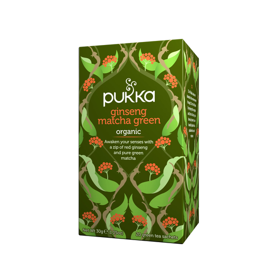 Pukka Ginseng Matcha Green Tea, 20Bags