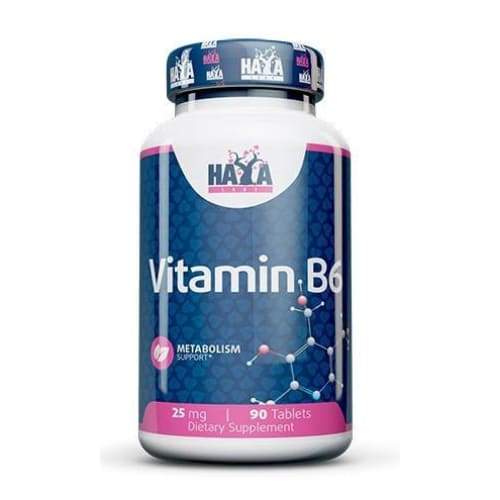 Vitamin B6, 25mg - 90 tablets