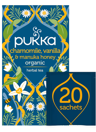 Pukka Chamomile Vanilla & Manuka Honey Tea 20 sachets