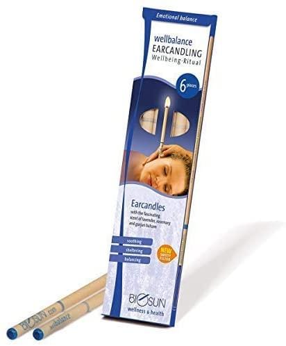 BIOSUN Wellbalance Earcandles-Lavender/Rosemary/Gurjun Balsam, 3 X Pairs